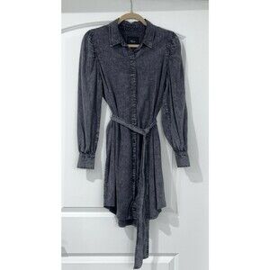 Rails Gray Long Sleeve Dress